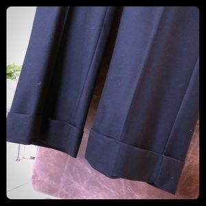 Banana Republic wool wide leg pants.